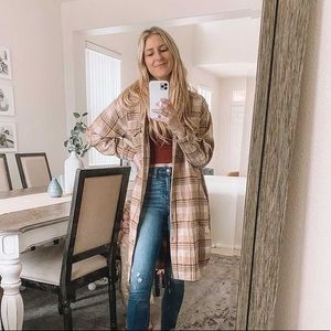 Longline Flannel Shacket